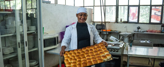 Addis uit Ethiopië kooktraining