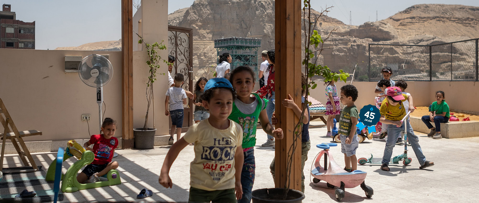Egypte kinderen vuilniswijk