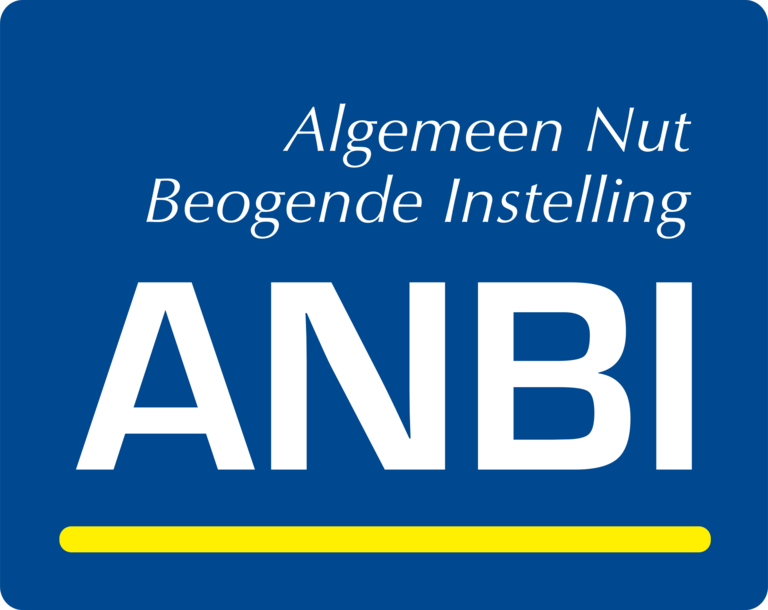 Een afbeelding van het ANBI-logo, gebruikt door organisaties die voldoen aan de fiscale criteria voor een algemeen nut beogende instelling in Nederland.
