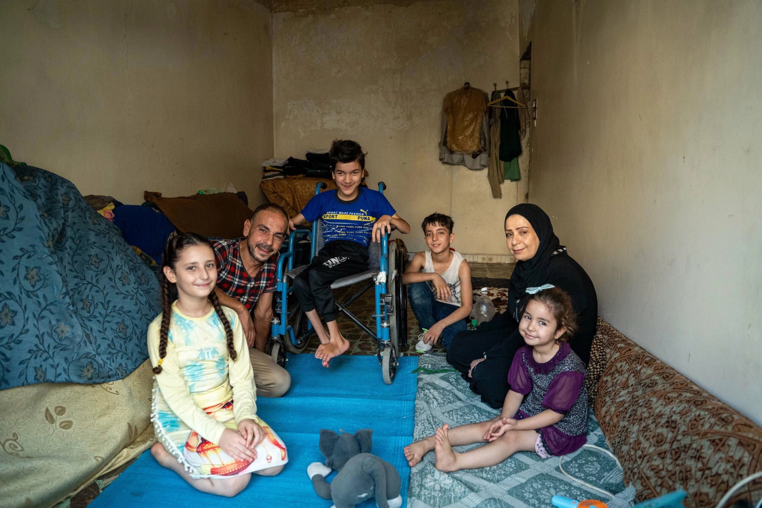 Gezin in Syrië