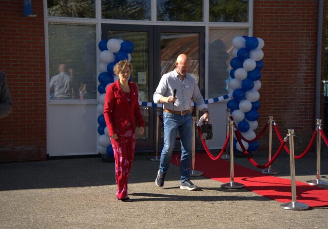 Agnes en woordvoerder Appingedam