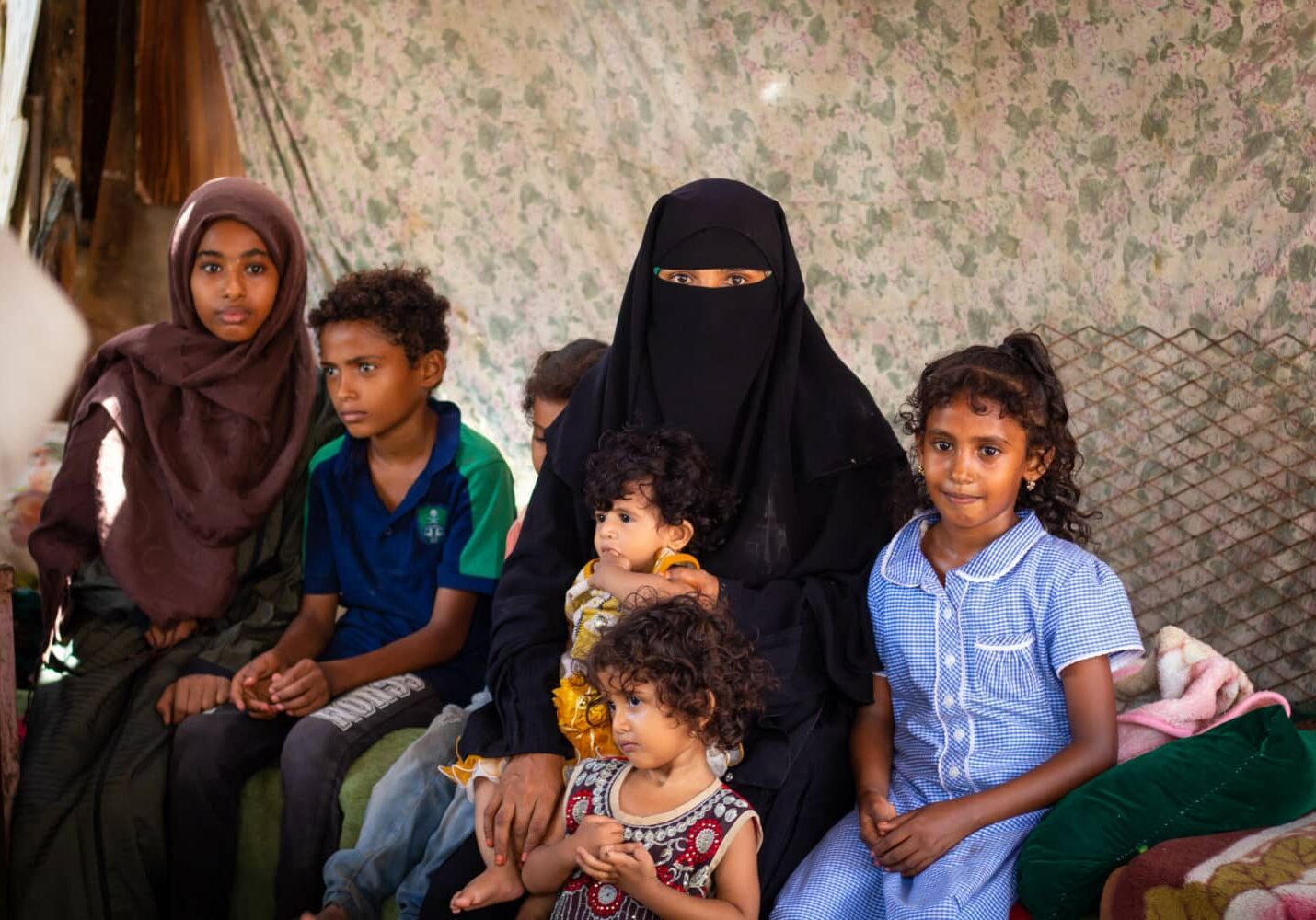 Jemen Yemen familie kinderen moeder noodhulp
